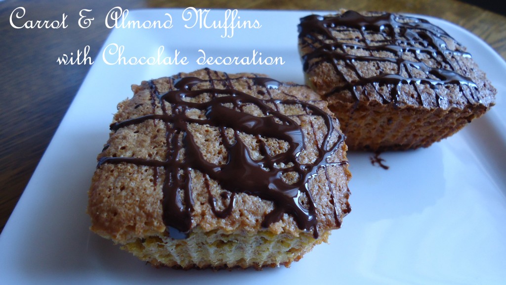 carrots & almond Muffins with chocolate decoration (17)