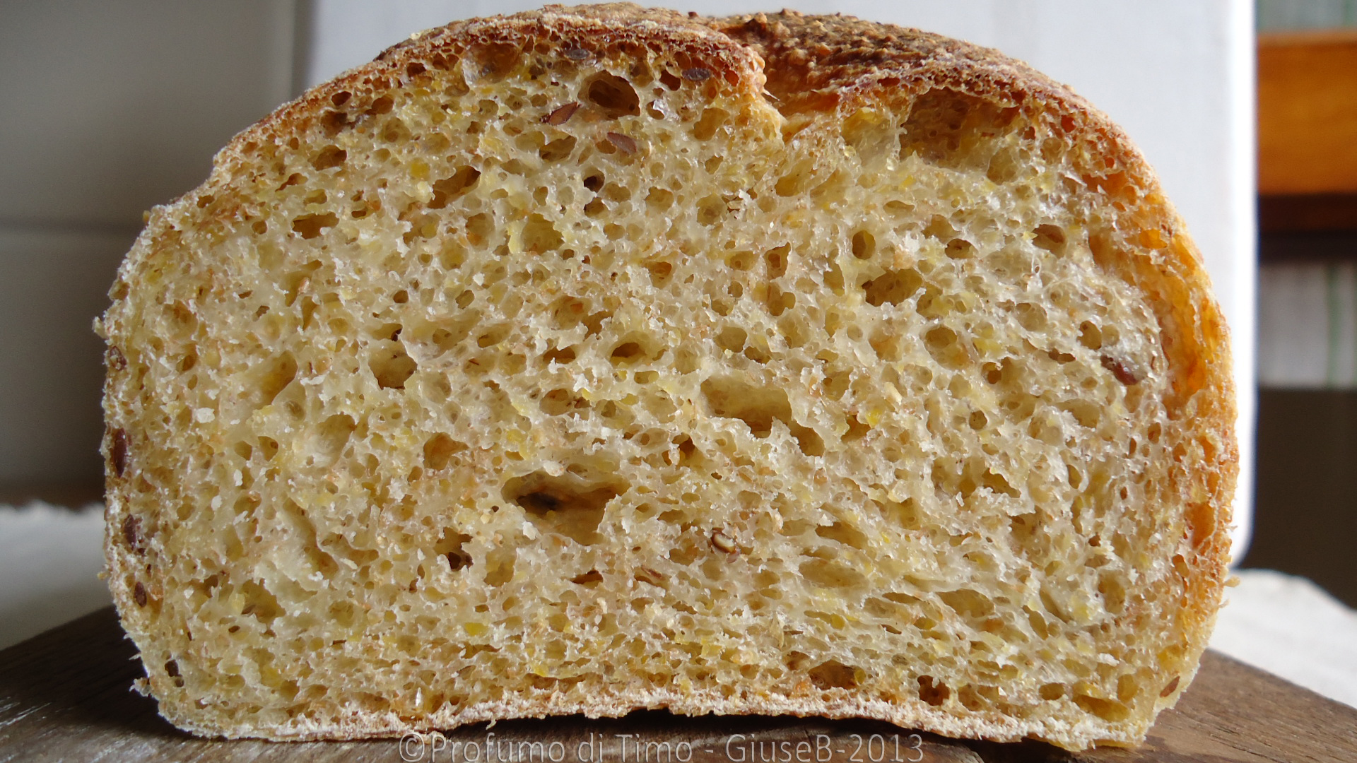 Pane con semi di lino alle 3 farine e Pasta Madre 2