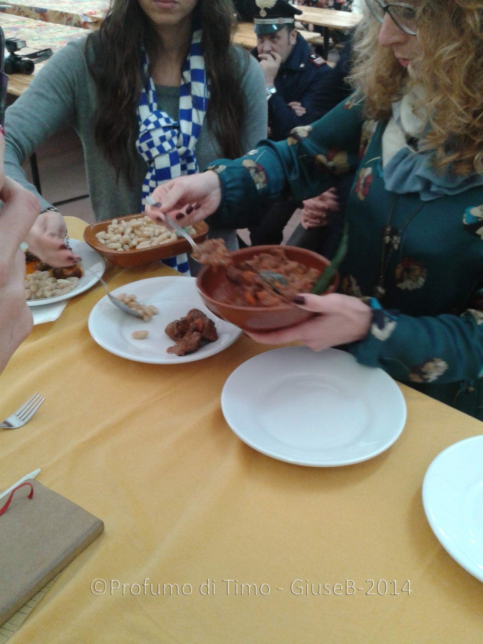 Cinghiale in umido e Fagioli alla butese Contrada Pievania