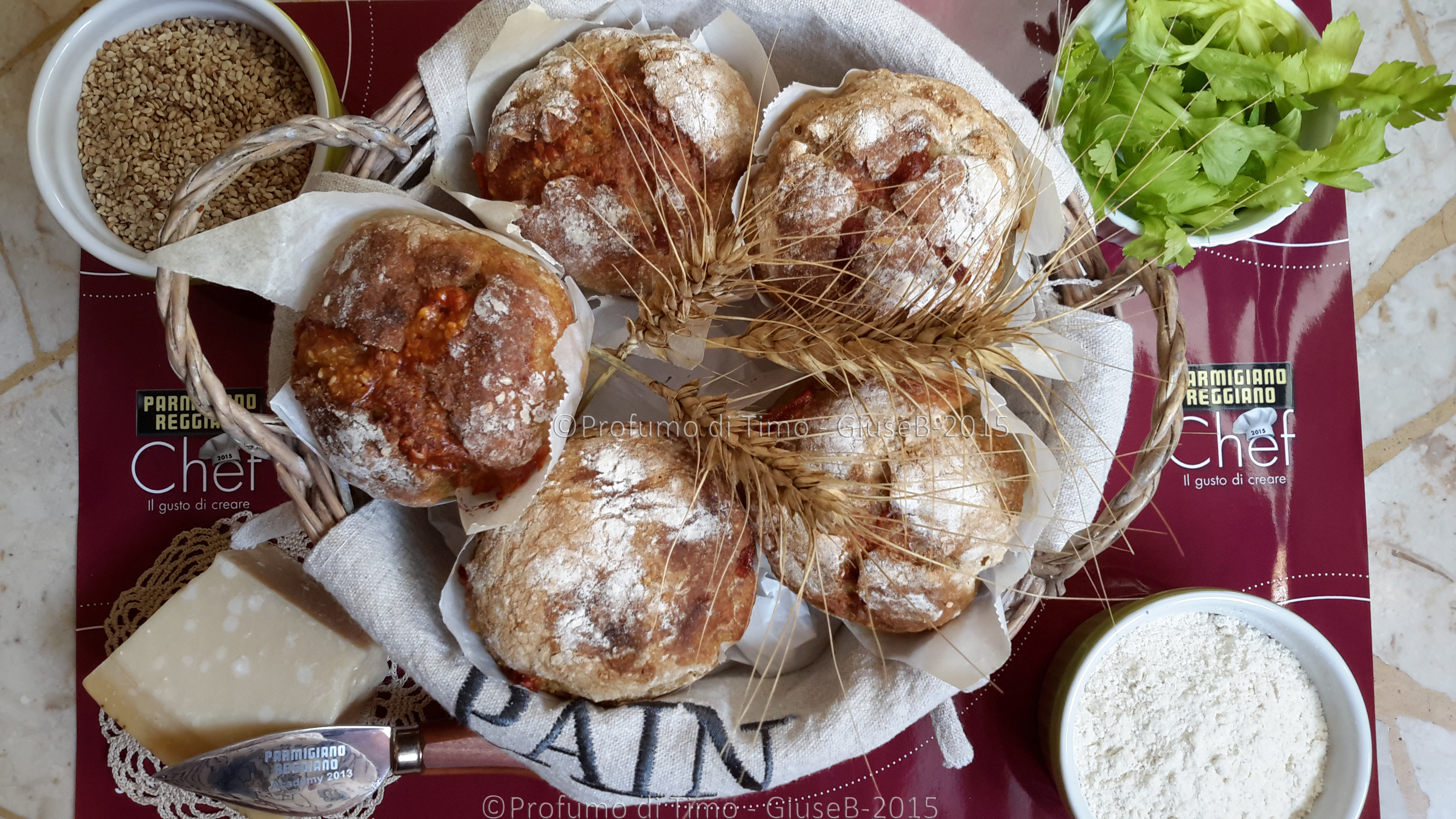 panini centrifugato di sedano e parmigiano reggiano  #PRChef2015 (17