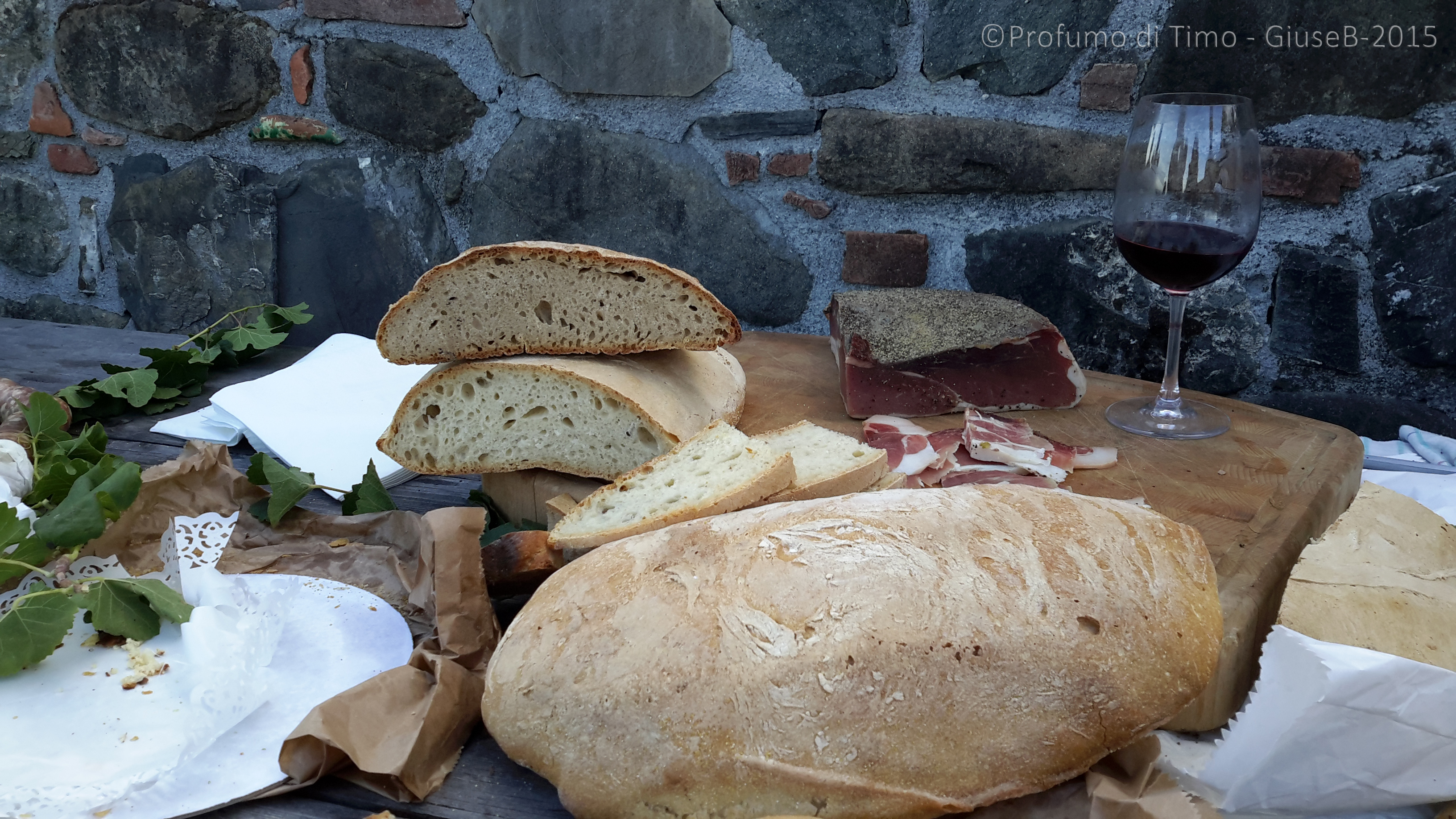 Vendemmia 2015 a Valgiano prodotti Slowfood della Garfagnana