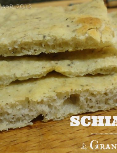 SCHIACCIATA di Grano Saraceno