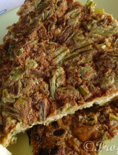 Asparagi verdi in frittata