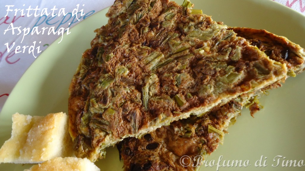 Asparagi verdi in frittata