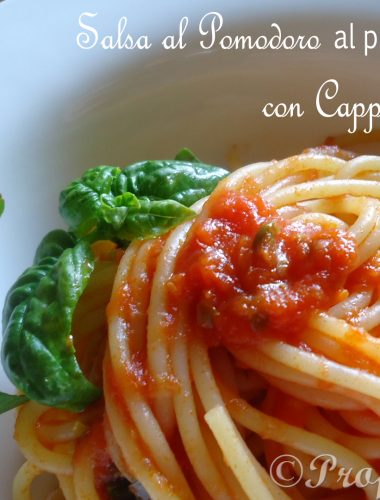 Salsa al Pomodoro al profumo d’estate con Capperi e Basilico & Bloggalline in Tour a Firenze