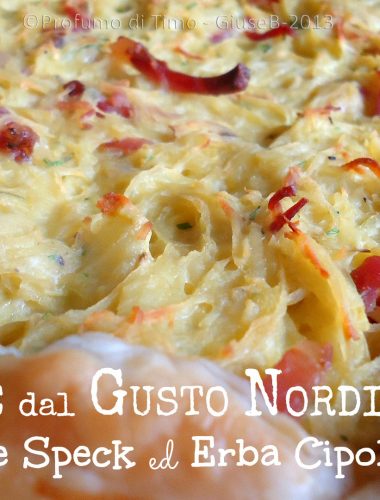 Quiche dal Gusto Nordico con Patate Speck ed Erba Cipollina