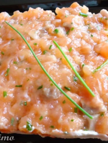 Tartare di Salmone con ginger ed erba cipollina. Stasera cucina Lui.