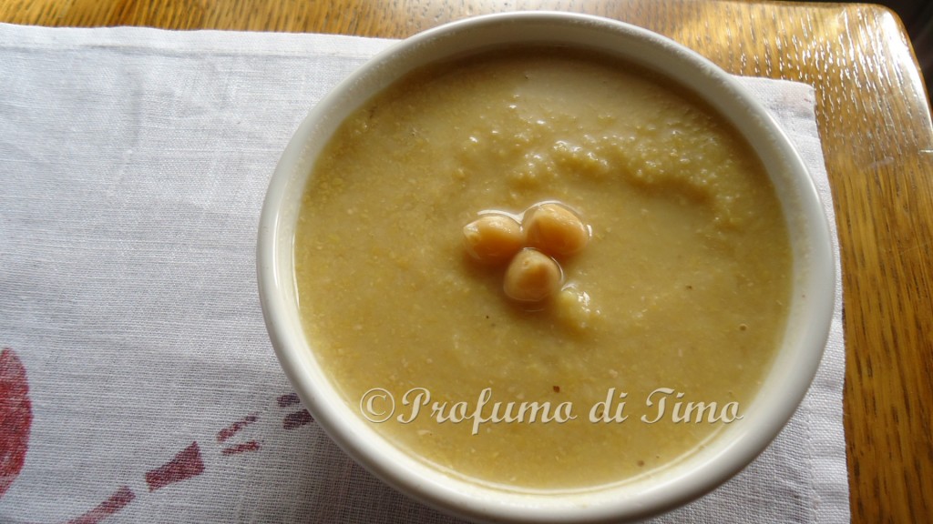 “Minestra ” di ceci della Nonna