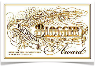 La generosità delle Blogger è grande! VERY INSPIRING BLOGGER AWARD